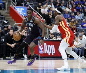 杰伦约翰逊27+8+12 杜伦26+14+失绝杀活塞加时负老鹰